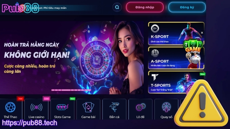 Lưu ý khi thao tác đăng ký PUB88