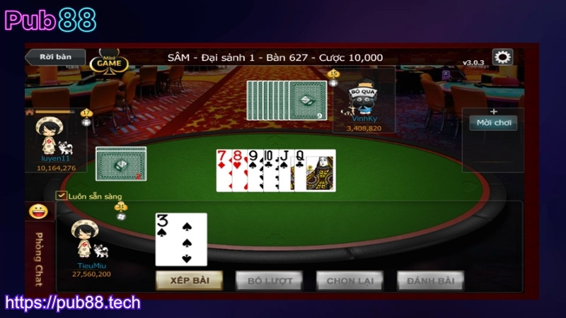 Top game bài PUB88 hấp dẫn nhất 2026